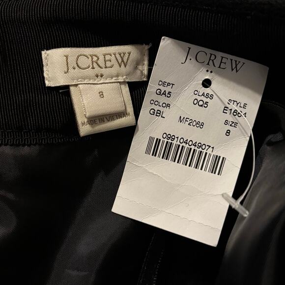 J Crew Women’s 8 Mini Skirt Wool Blend Pockets Lined Zip Up Winter - Picture 3 of 6